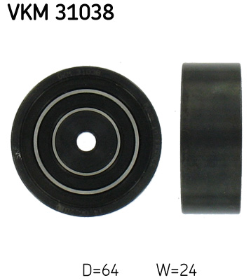 SKF Umlenk-/Führungsrolle, Keilrippenriemen VKM 31038